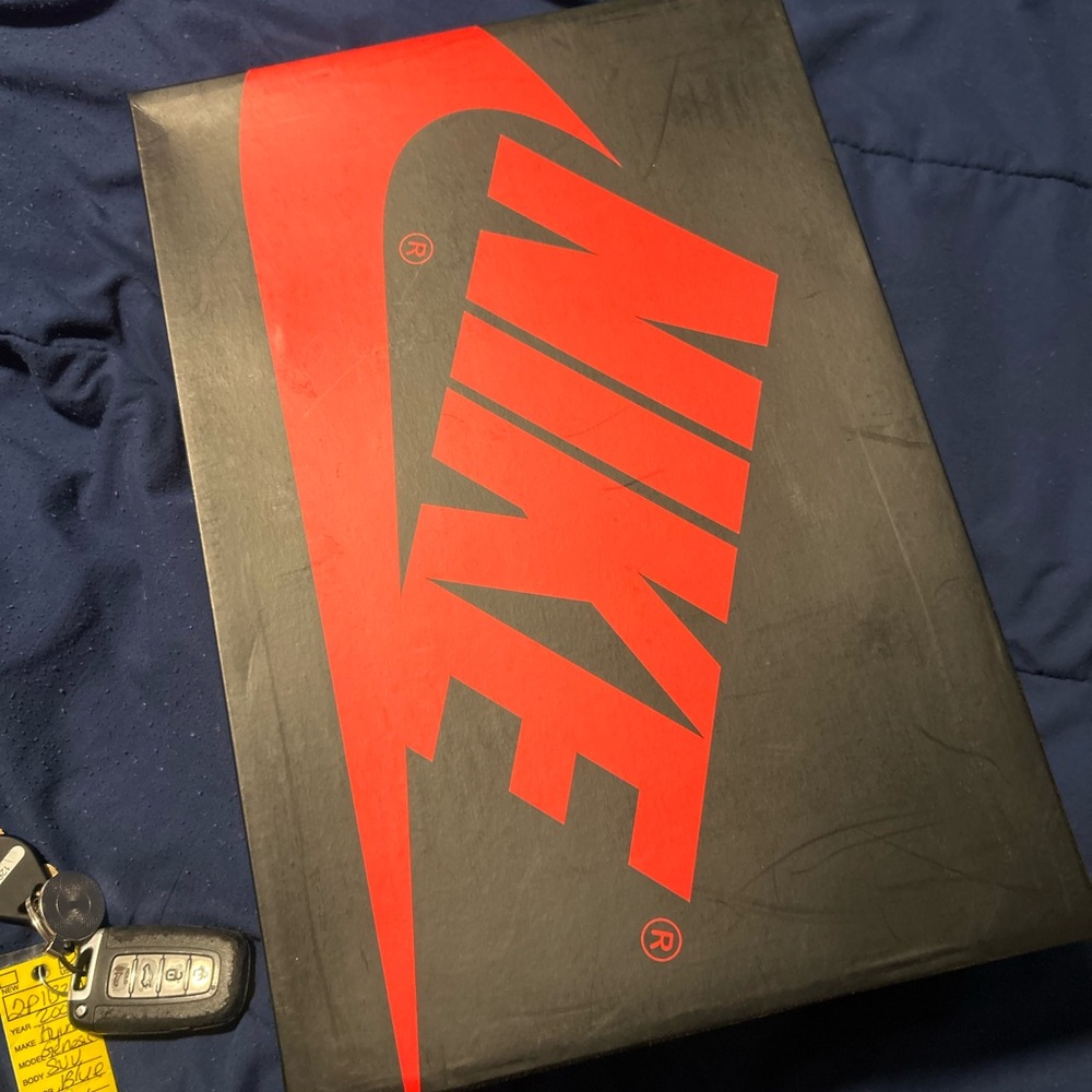 Nike Black and Red Shoe Box